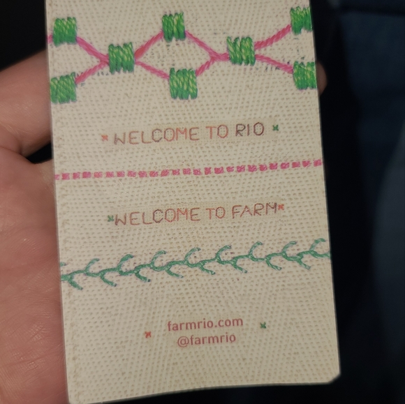 NWT Anthropologie Farm rio denim Colorblock Midi dress Fit & Flare S - Picture 7 of 16